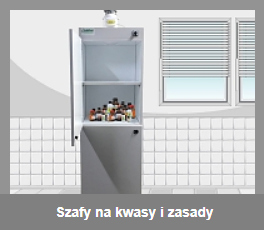 Szafy laboratoryjne na kwasy i zasady